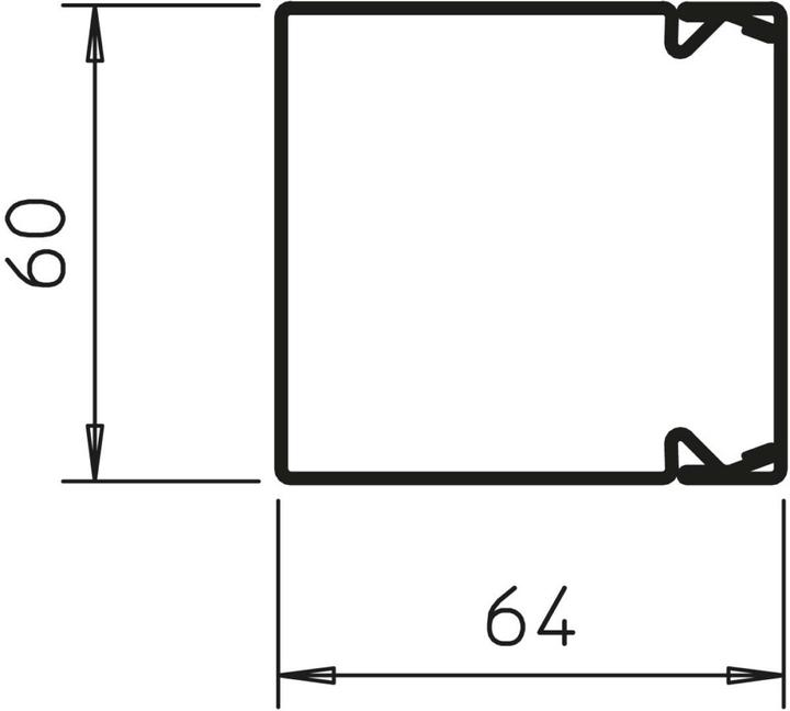 Produktbild OBO Bettermann OBO Leitungsführungskanal LKM (Kabeldurchlass, 200 cm)