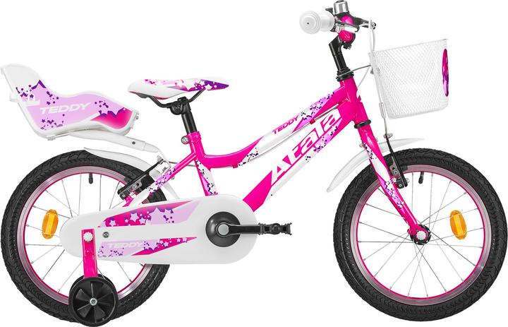 Atala Teddy Girl 16" bicycle, single speed, fuchsia (16")