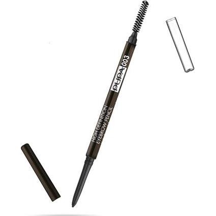 Pupa Milano, Augenbrauenstift, High Definition Eyebrow Pencil Dark Brown (Dark Brown)