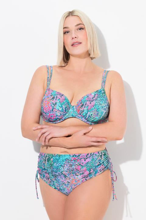 Produktbild Ulla Popken Bikini, Schlange, Bügel-Cups, verstellbare Doppelträger (54)
