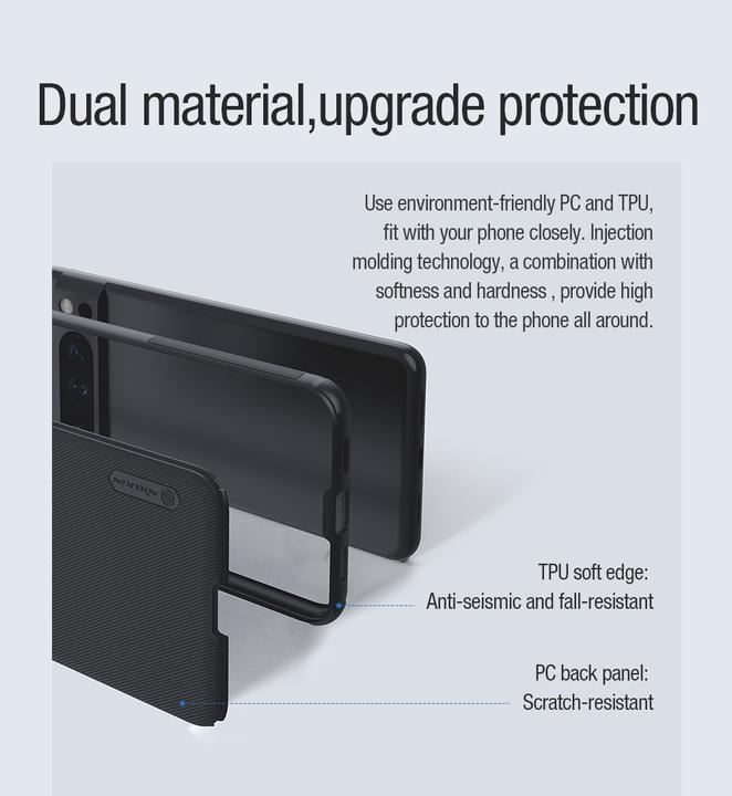 Immagine prodotto NoName Nillkin Super Frosted PRO Magnetic Zadní Kryt per Google Pixel 8 Pro Nero (Google Pixel 8 Pro)