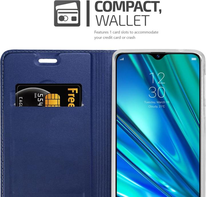 Actual product image Cadorabo Classy Book Case for Realme 5 PRO / Realme Q (Realm Q)