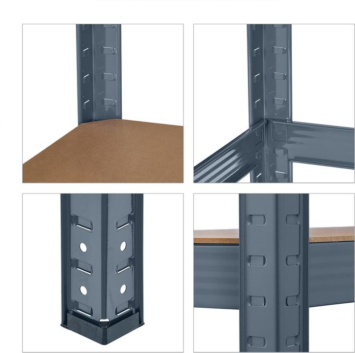 Actual product image Relaxdays Heavy duty shelf