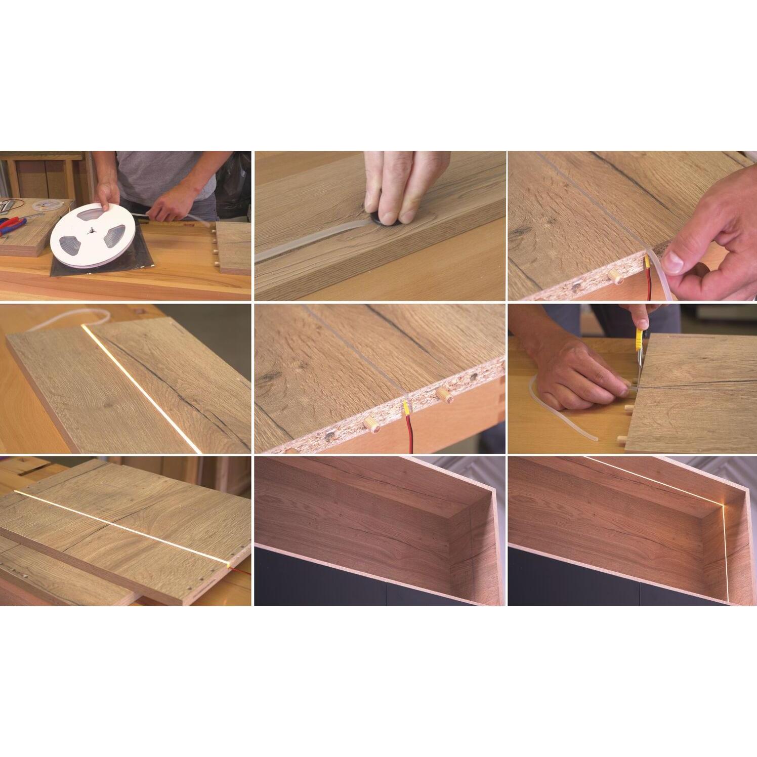 Thumbnail - OK-Line, Profil + Stange, Silikonabdeckung für LED Bänder COB 3,8