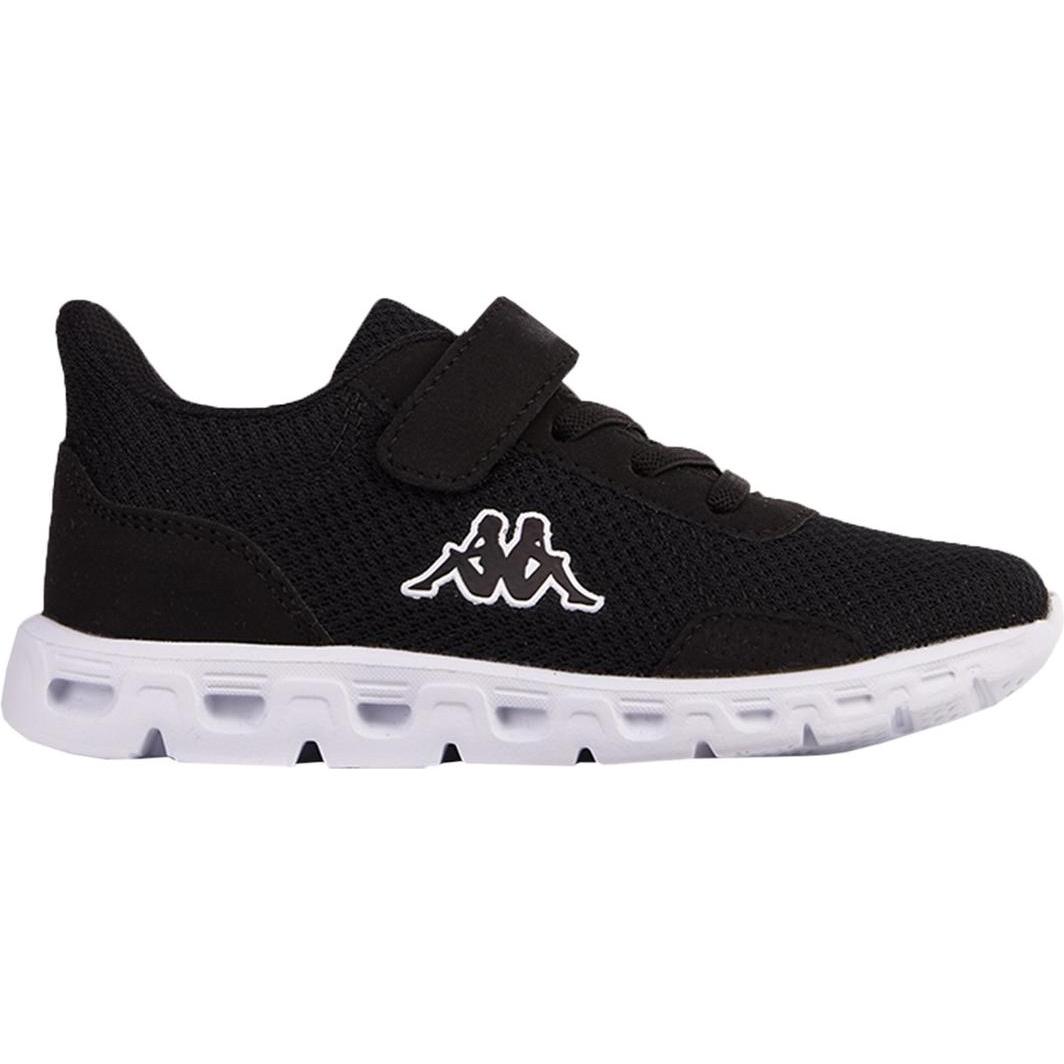 No Name, Jungen, Sneaker, Kappa Getup K Kinderschuhe Schwarz-Weiss 261031K 1110 29, Schwarz, (29)