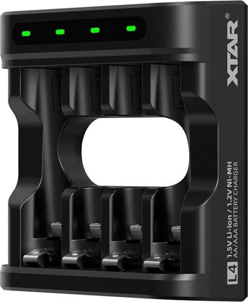 Produktbild Xtar Li-Ion / Ni-MH Akku-Ladegerät L4 (1 Stk., AAA, AA, Ladegerät ohne Akku)