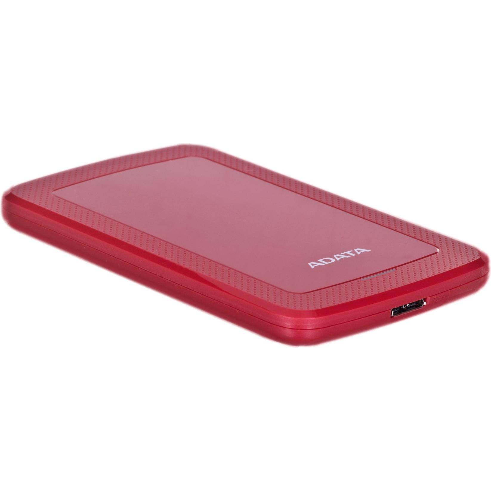 Adata HV300 Festplatte (1 TB), Externe Festplatte, Rot