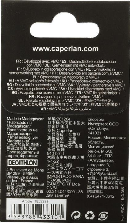 Actual product image Caperlan Hook mounted trout freshwater