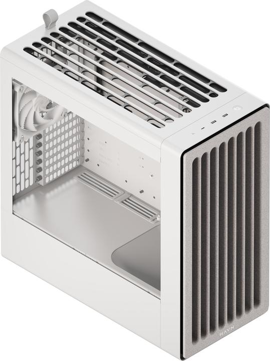 Produktbild Havn BF 360 PC-Gehäuse, Midi-Tower, E-ATX, Tempered Glass - weiss (ATX, E-ATX, mATX, Mini-ATX, Mini-ITX)