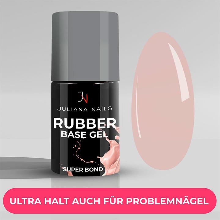 Immagine prodotto Juliana Nails Gel Lacquer - Gel a base di gomma - Pelle (Smalto per unghie effetto gel)