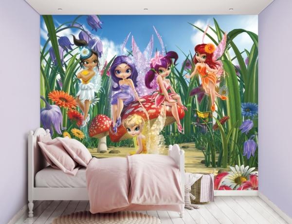 Walltastic Magiske Feer tapet 243 x 305 cm