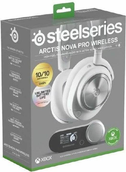 Immagine prodotto SteelSeries Arctis Nova Pro WL X Bianco (Senza fili)