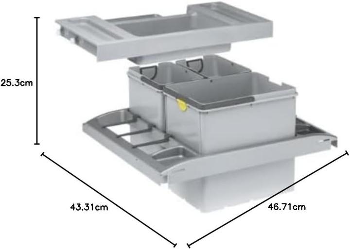 Actual product image Franke Trolley Vario 60 (34 l)