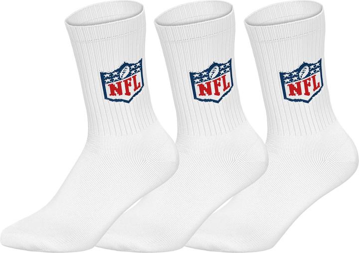Image du produit Barefoot NFL Shield 3pk Crew Socks 39-42 (39 - 42)