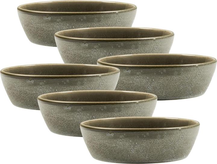 Bitz Bowl matt grey / shiny grey 18 cm Set6 (18 cm, 1x)