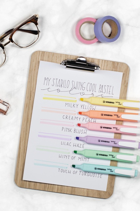 Produktbild STABILO swing cool Pastel Textmarker (Sortiert, 4 mm, 1 x)