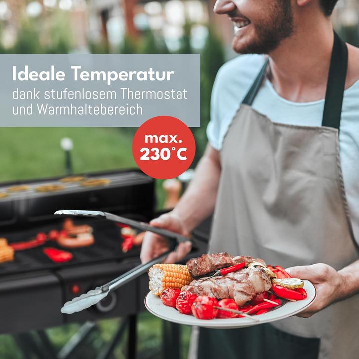 Produktbild Lebenlang 2in1 Tischgrill (2 kW)
