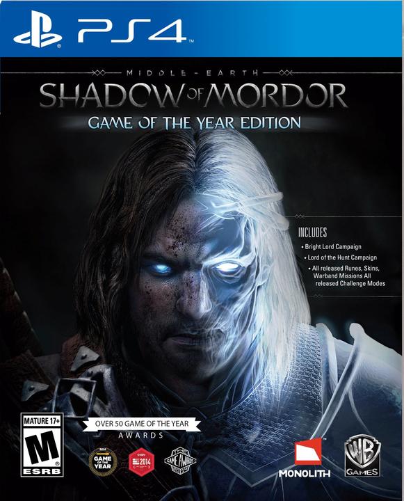 Image du produit WB Terre du Milieu : L'Ombre du Mordor GOTY (PS4, EN, IT)