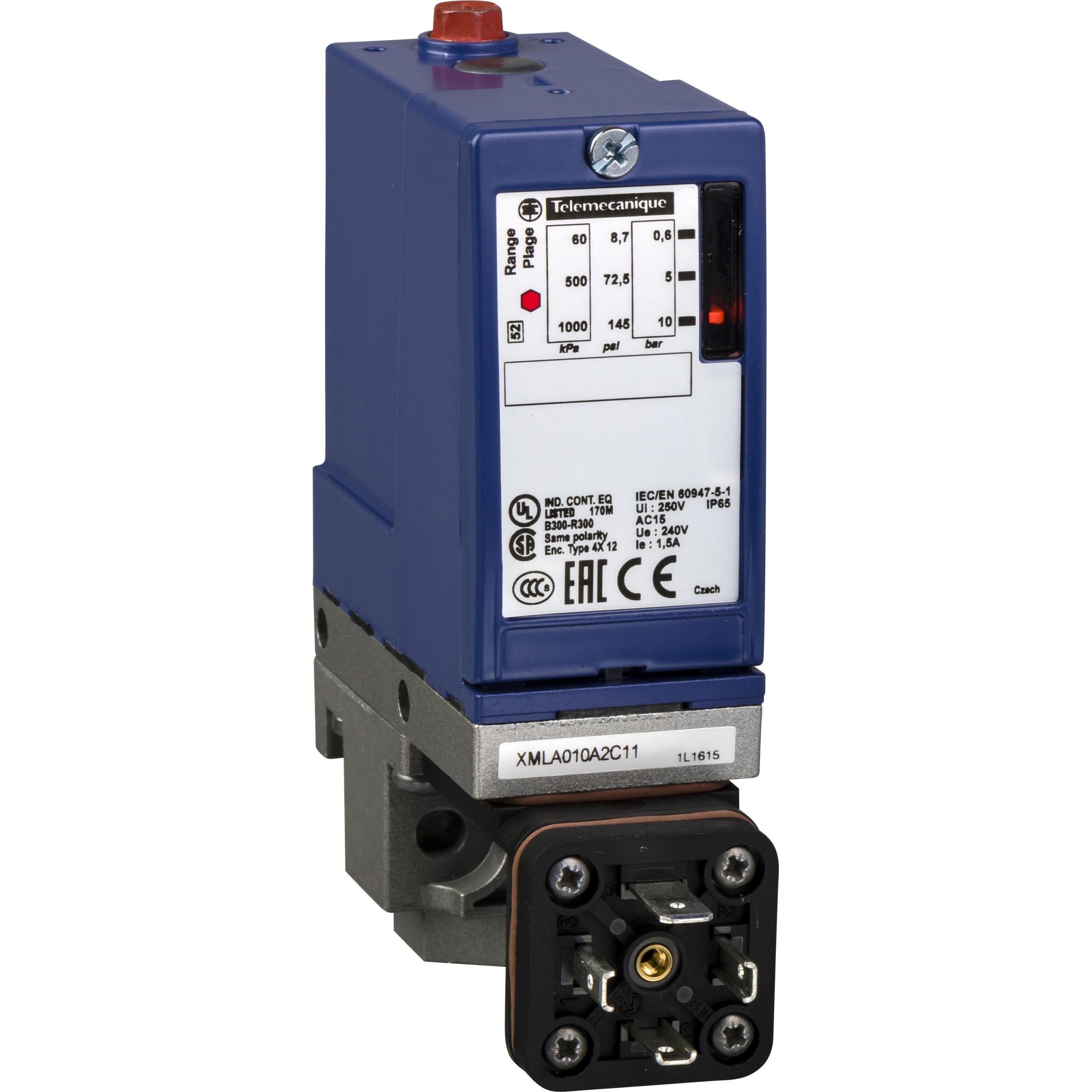 TE Sensors Druckschalter 0,6-10bar, Automatisierung