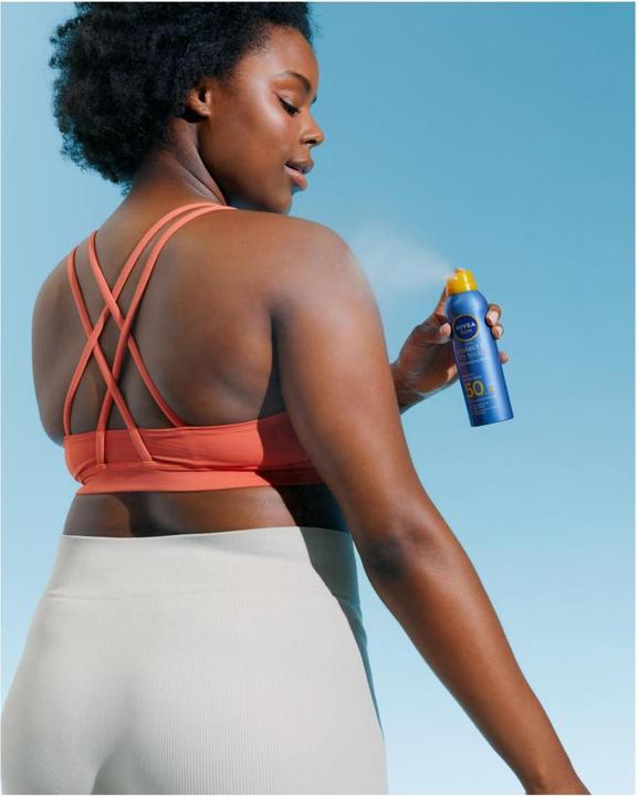 Actual product image NIVEA Protect & Dry Touch Sport Sprühnebel LSF 50 (Sun spray, SPF 50, 200 ml)