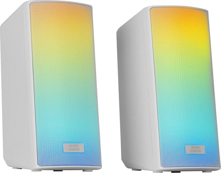 Image du produit Mars Gaming Enceintes Bluetooth Ms-Rgb2 (Blanc)