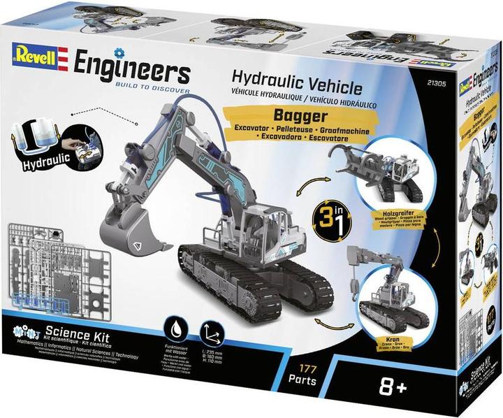 Actual product image Revell Hydraulic Excavator 3in1