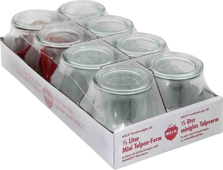Weck Tulpenform (8 pcs., 0.22 l)