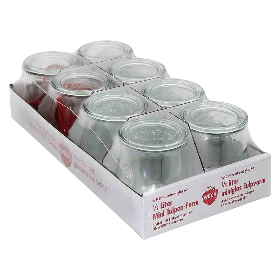 Weck Tulpenform (8 Stk., 0.22 l) (762800)
