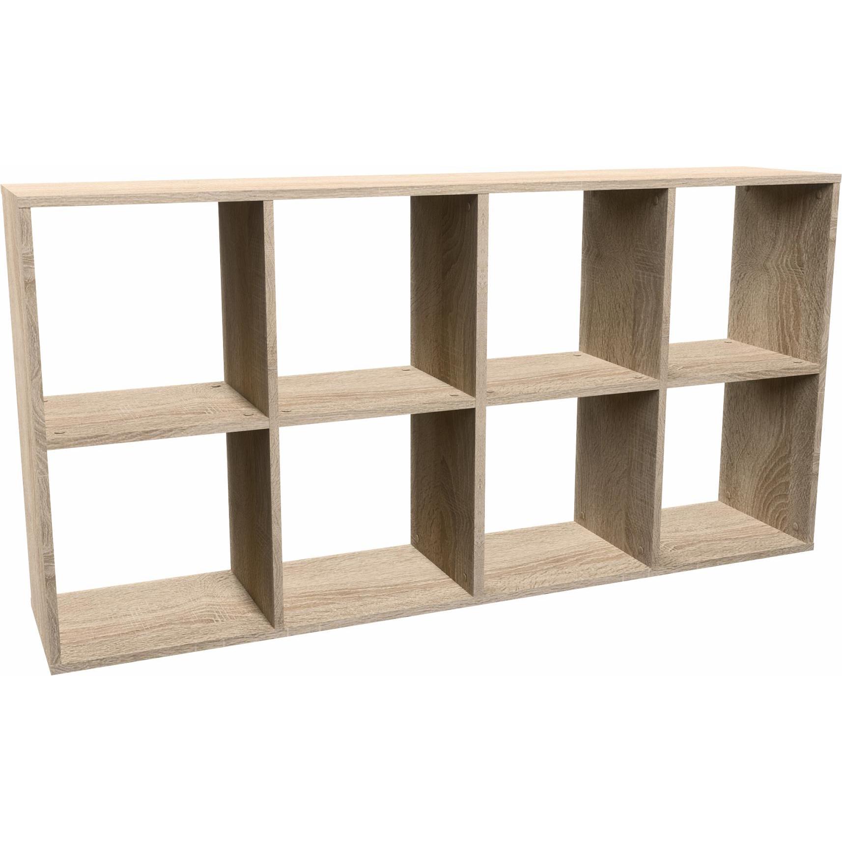 Topeshop, Regal, Malax 2x4 Sonoma (147 x 30 x 75 cm)