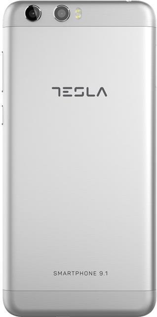 Actual product image Tesla Comtrade Smartphone 9.1 (64 GB, Silver, 5.50", Hybrid Dual SIM, 13 Mpx, 4G)