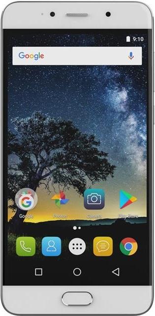 Actual product image Tesla Comtrade Smartphone 9.1 (64 GB, Silver, 5.50", Hybrid Dual SIM, 13 Mpx, 4G)
