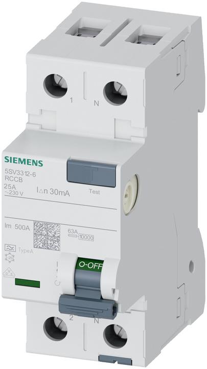 Immagine prodotto Siemens Interruttore FI tipo A A 30 mA Un AC