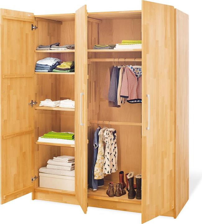 Immagine prodotto Pinolino Camera per ragazzi "Natura" ampia con letto a soppalco, 3 pezzi. (Armadi bambini)