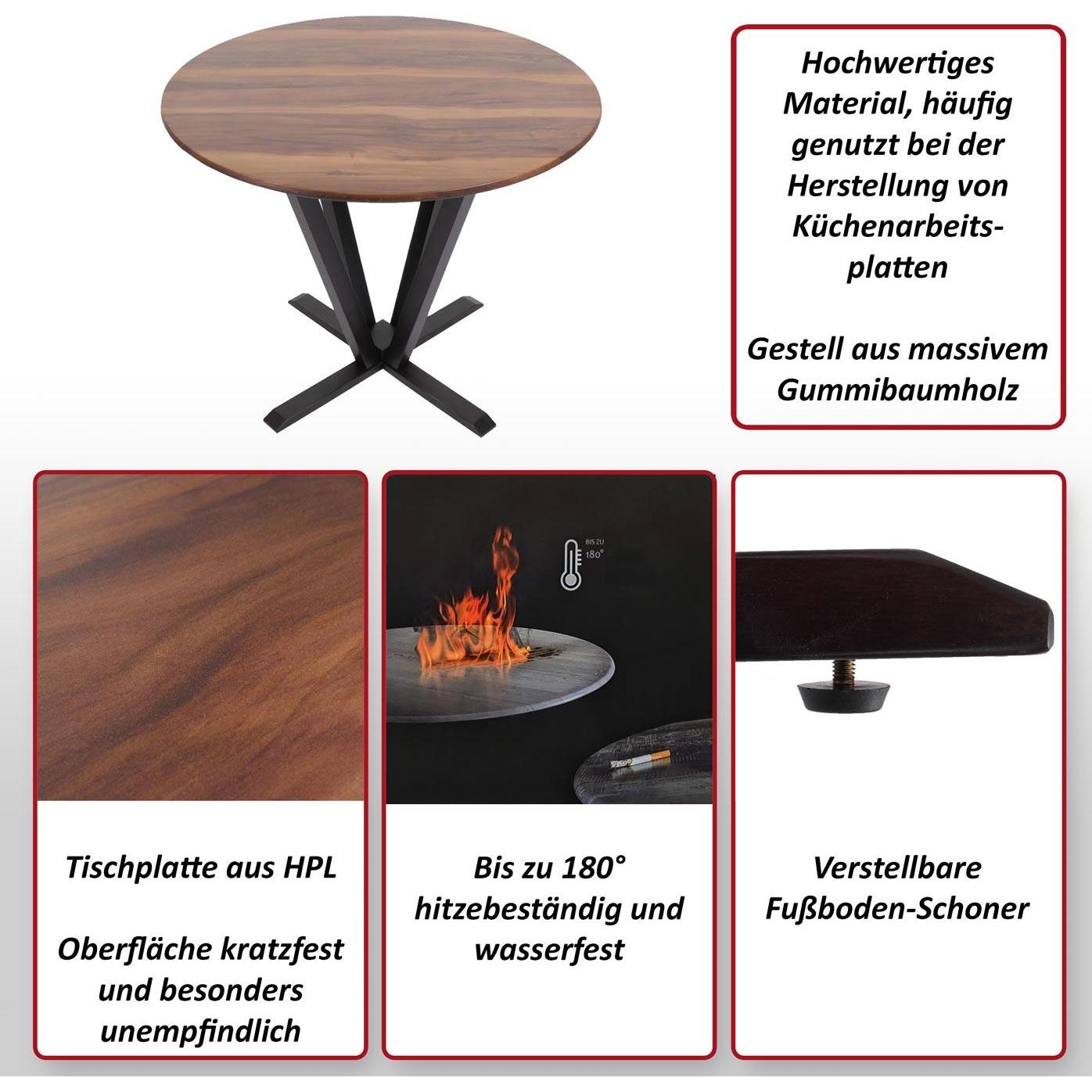 Thumbnail - MCW, Gartentisch + Balkontisch, M56 (92 cm)