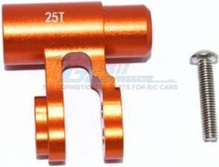 GPM aluminum standard 25t servo horn-2pc set traxxas xmaxx 8s / orange