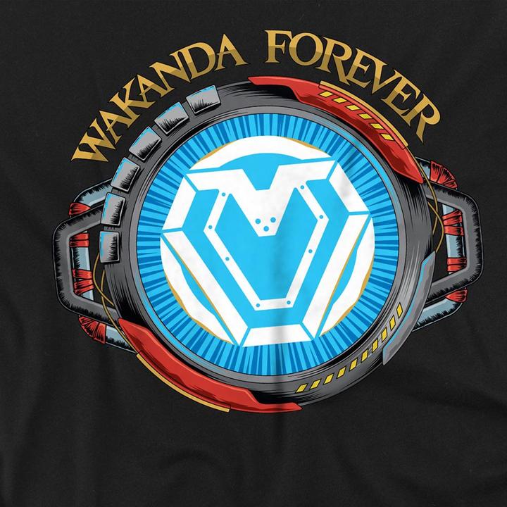 Actual product image Black Panther: Wakanda Forever Unisex Adult Ironheart Reactor T-Shirt (L)