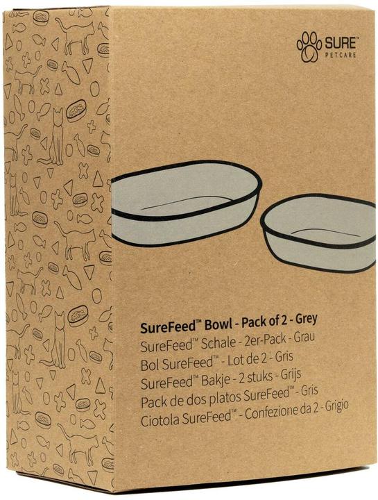 Produktbild SureFeed Zubehör Einzel-Ersatzschale, Grau, 2 Stk., Material (0.45 l)