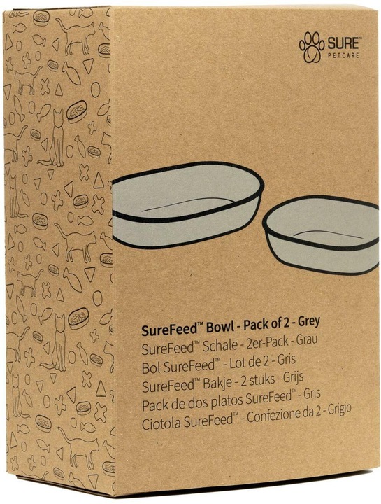 Actual product image SureFeed Accessories Single replacement shell, grey, 2 pcs, material (0.45 l)