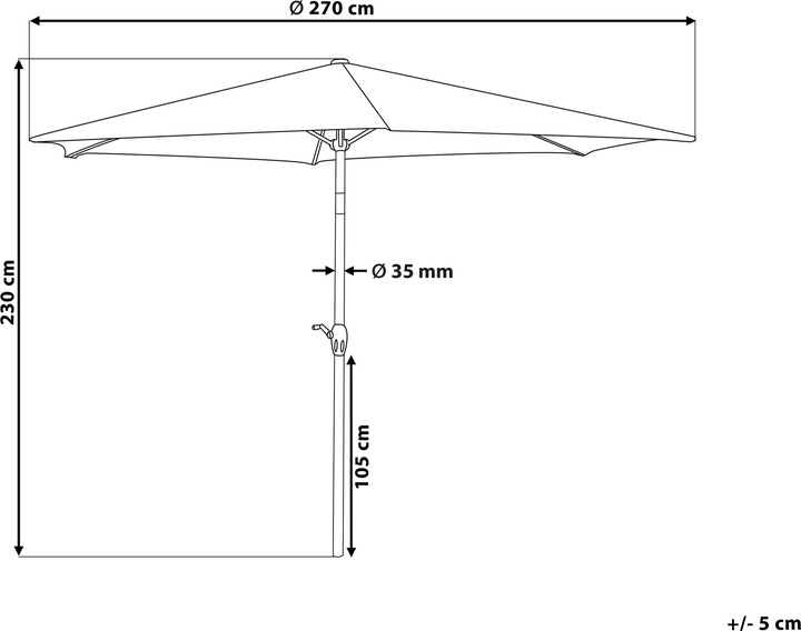 Produktbild Beliani Varese (2.70 m)