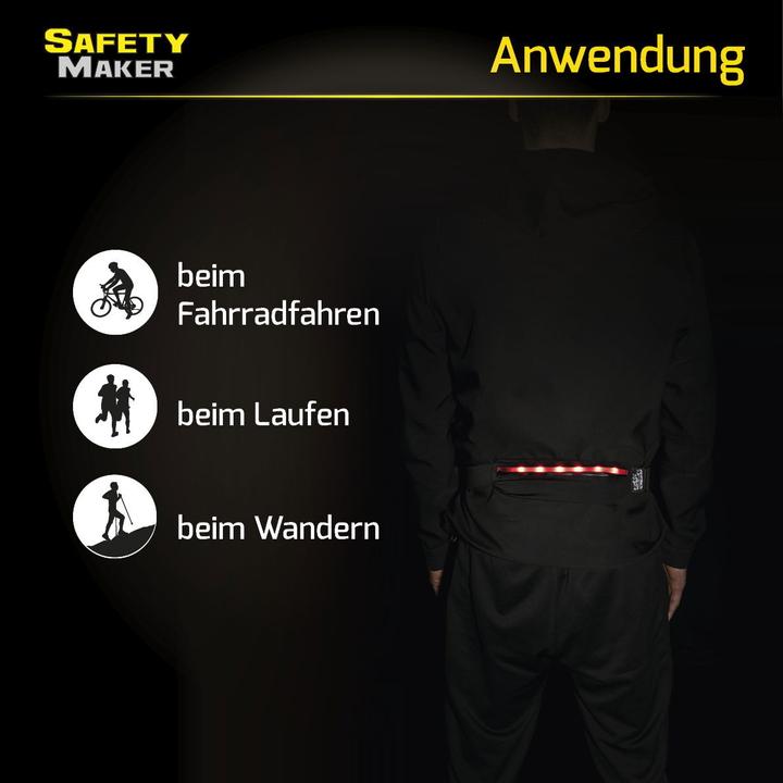 Immagine prodotto SafetyMaker Borsa a LED Marsupio Marsupio Sport Donna Uomo Luce Luminosa