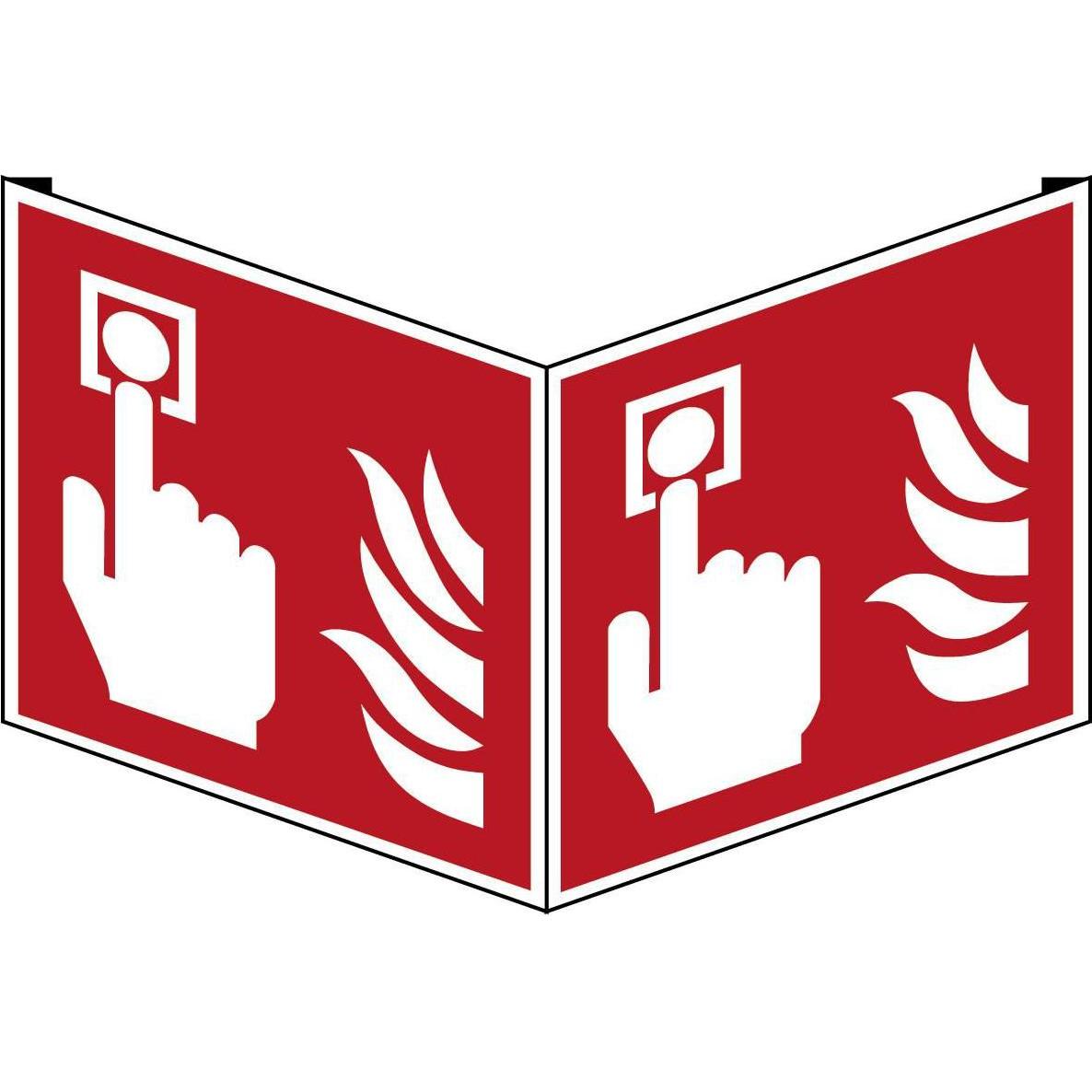 Brady, Etiketten, ISO Safety Sign - Fire alarm
