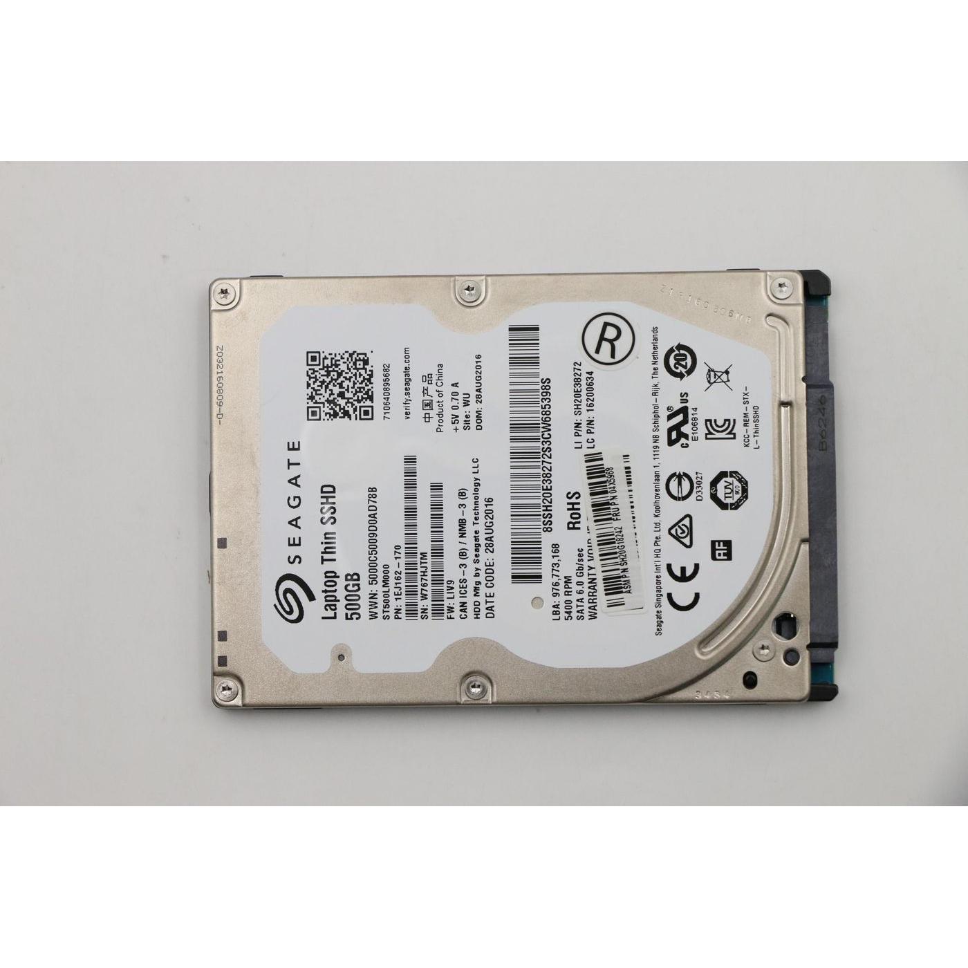 Lenovo Hdd 500Gb (0.50 TB), Festplatte