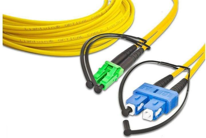 Actual product image Lightwin Fiber optic duplex patch cable (CAT6, 5 m)