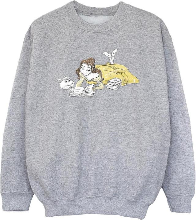 Disney Beauty And The Beast Belle Reading Sweatshirt Mädchen (152, 158)