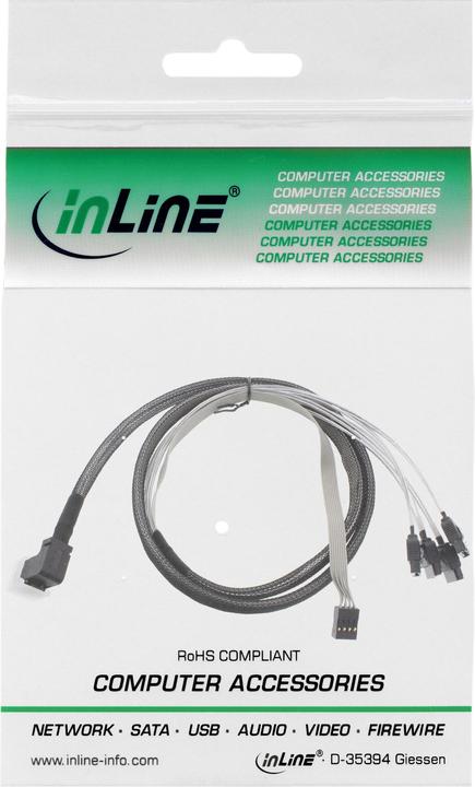 Image du produit InLine Câble Mini SAS HD (50 cm, Mini-SAS)