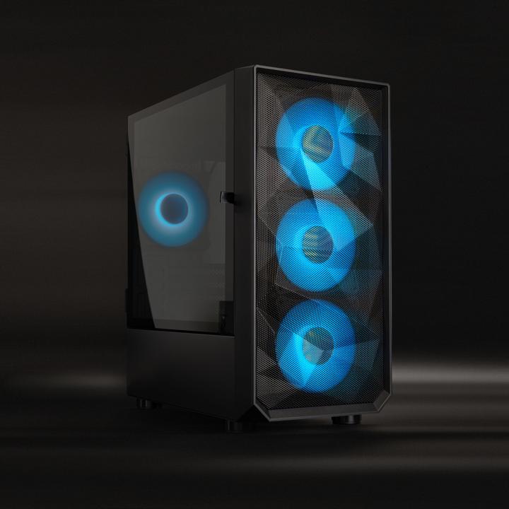 Immagine prodotto Tooq Technology Boitier Mini Tour Micro ATX TooQ Seizure TQGCC901-B RGB avec panneau vitré (Noir) (mATX, Mini-ITX)