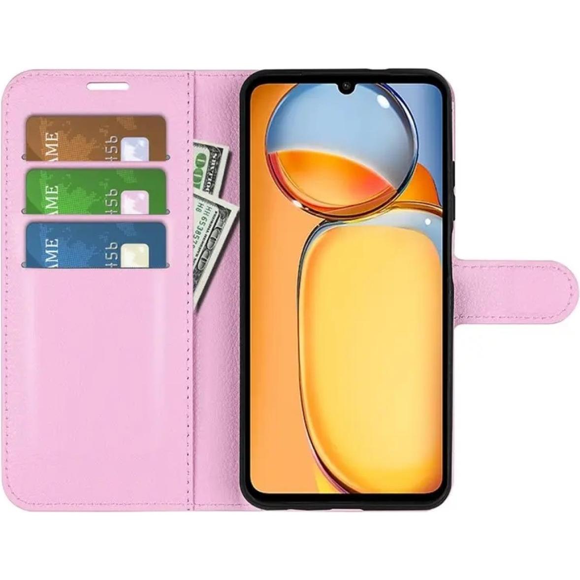 Thumbnail - Screenguard Xiaomi Redmi 13C Leather Guard Lederhülle (Xiaomi Redmi 13C), Smartphone Hülle, Rosa