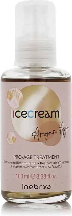 Inebrya Ice Cream Argan Age Pro-Age Treatment - Argan Oil Based Restorative Care - 100ml (100 ml)