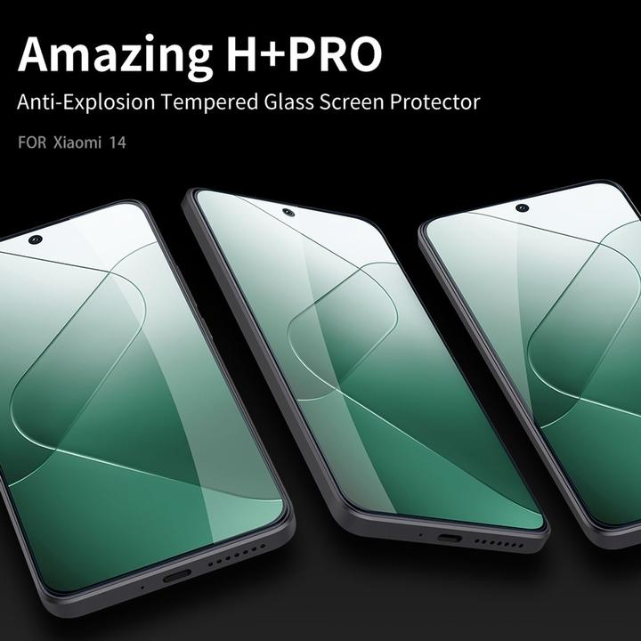 Actual product image König Design Screen protector armoured film for Xiaomi 14 Pro - glass (1 pcs., Xiaomi 14 Pro)