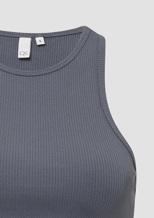 Produktbild S.Oliver T-Shirt Ripptop mit Schnallendetail | QS x Vanessa Mai (XL)